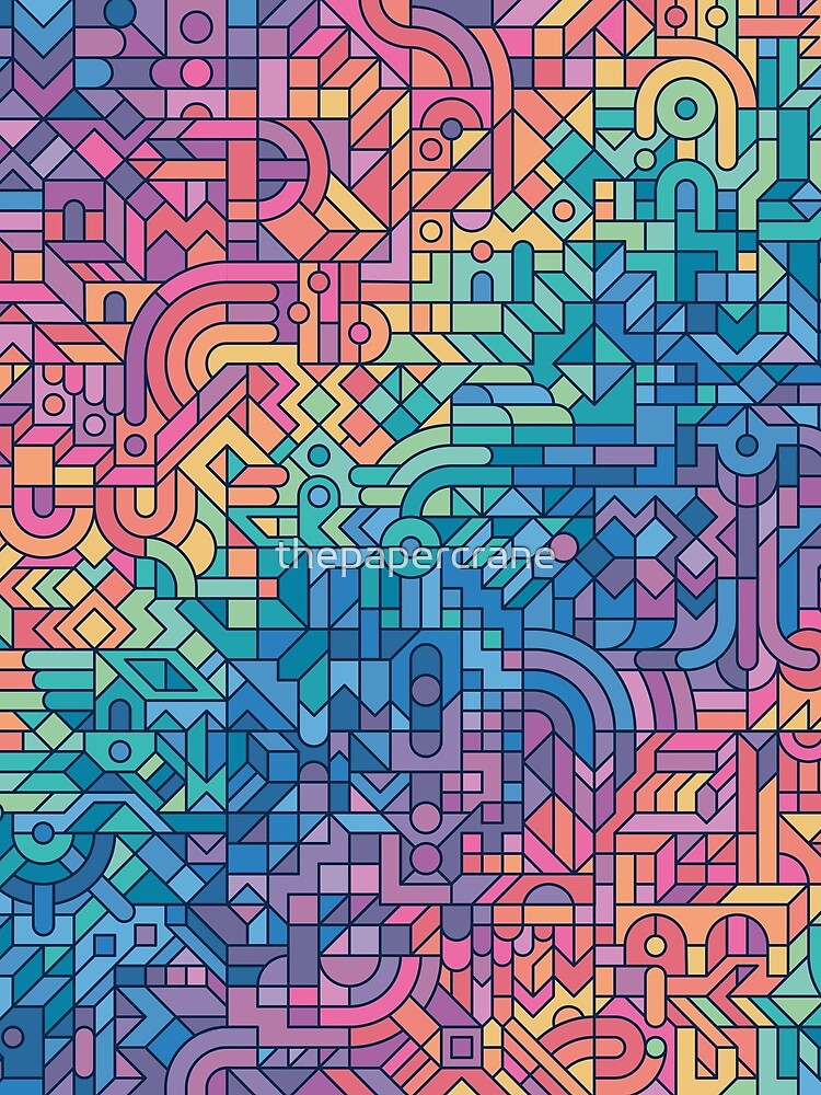 Colourful Chaos by thepapercrane