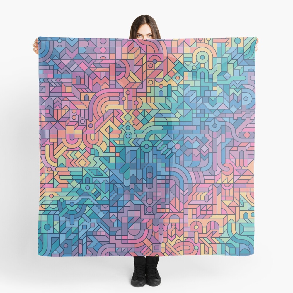 Colourful Chaos Scarf