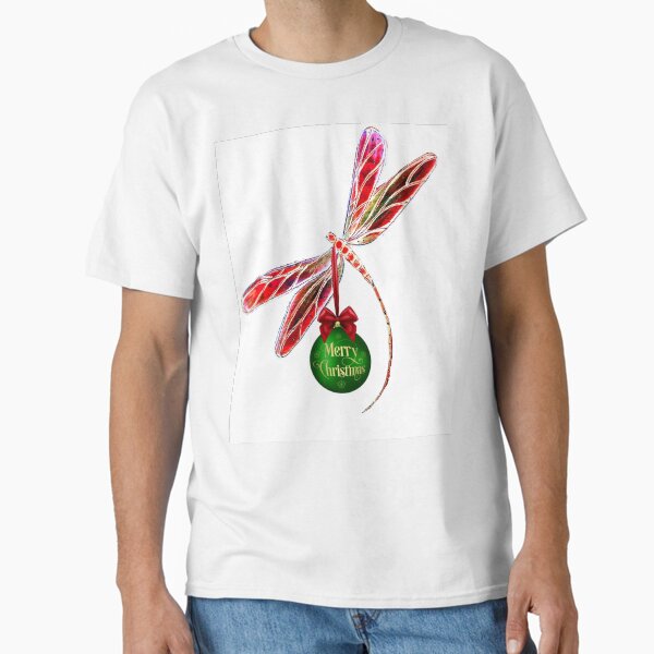 Christmas Dragonfly Classic T-Shirt