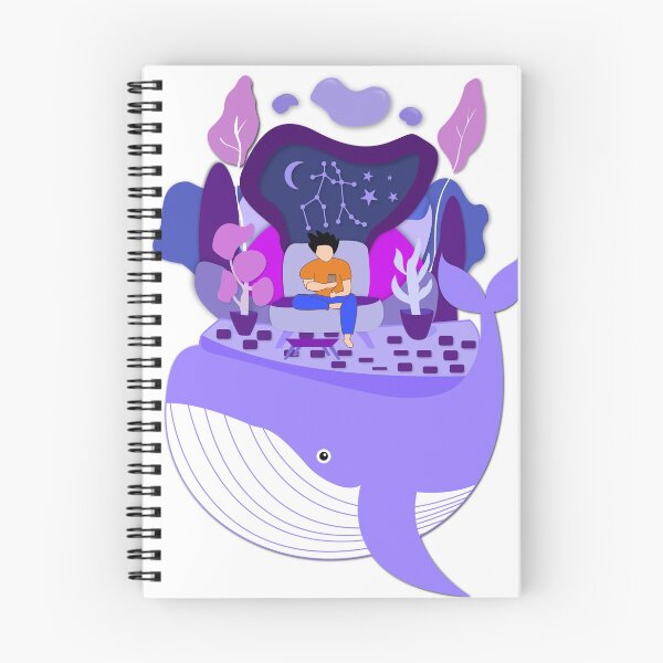 Item preview, Whale and Underwater Man. Modern Life designed and sold by agungpermana.