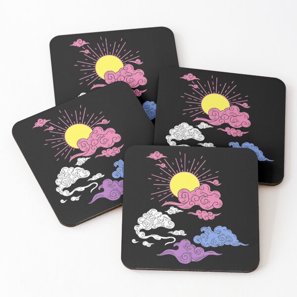 Item preview, Sun and Clouds. Bigender Pride designed and sold by Subtle Pride Shop.