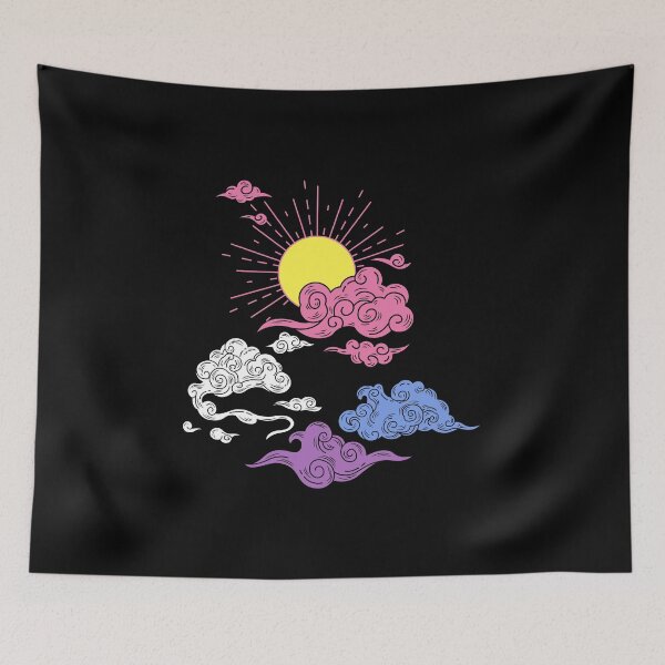 Item preview, Sun and Clouds. Bigender Pride designed and sold by Subtle Pride Shop.
