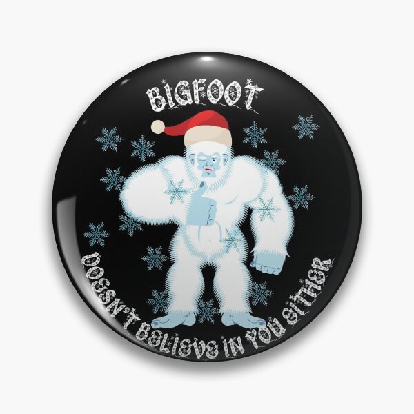 Item preview, Bigfoot Doesn't Believe In You Either Thumbs Up In Black designed and sold by LuckyKermit.