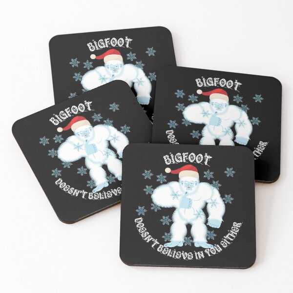 Item preview, Bigfoot Doesn't Believe In You Either Thumbs Up In Black designed and sold by LuckyKermit.