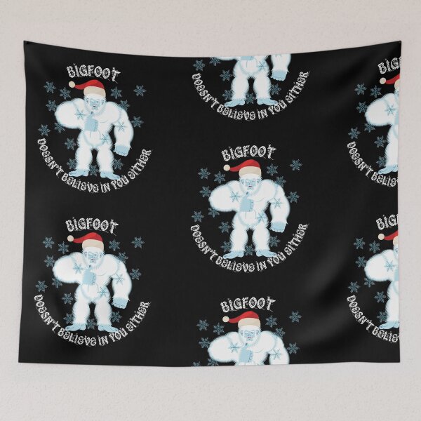 Item preview, Bigfoot Doesn't Believe In You Either Thumbs Up In Black designed and sold by LuckyKermit.