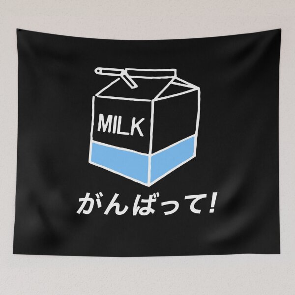 Item preview, Fanart Tokyo Harajuku Milk Design Says Good Luck! in Japanese designed and sold by HDankdesigner.