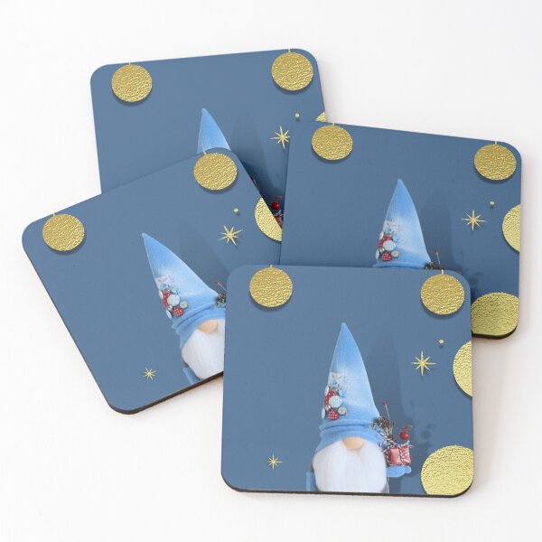 Item preview, Blue Christmas gnome designed and sold by joliartmedia.