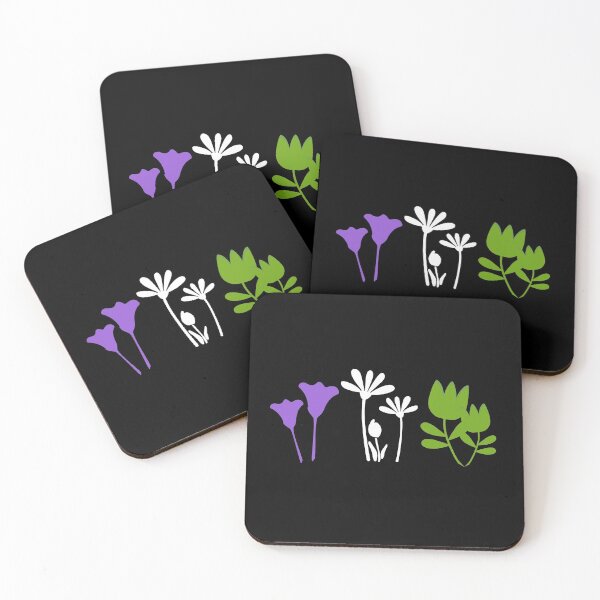 Item preview, Standing Flower Patch Gender Queer Flag. Genderqueer Pride designed and sold by Subtle Pride Shop.
