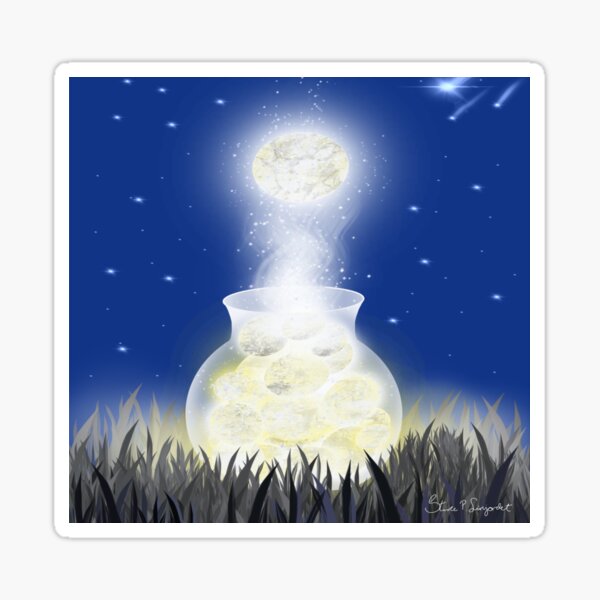 Item preview, New moon designed and sold by CreativePetlin.