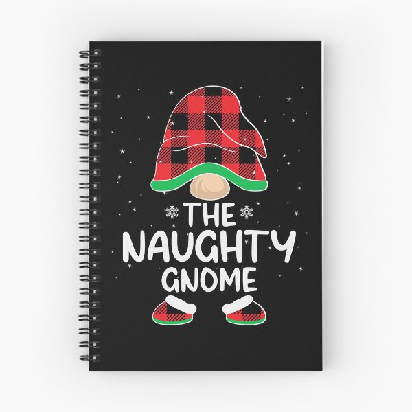 Item preview, Christmas The Naughty Gnome Buffalo Plaid Xmas Santa Naughty List designed and sold by tjred01.
