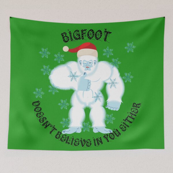 Item preview, Bigfoot Doesn't Believe In You Either Thumbs Up In Green designed and sold by LuckyKermit.