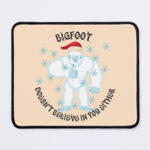 Item preview, Bigfoot Doesn't Believe In You Either Thumbs Up In Peach Color designed and sold by LuckyKermit.