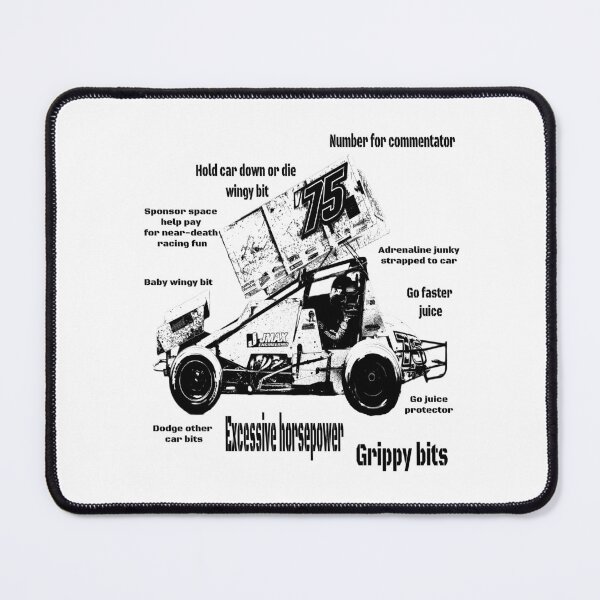 Item preview, Anatomy of a Sprint Car - optimised for light merch designed and sold by shaynetwright.