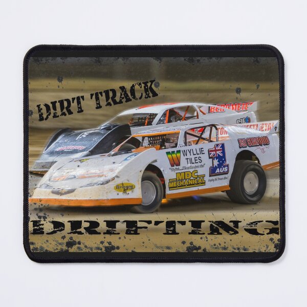 Item preview, Dirt track drifting! Late models crossed with Sprintcars go side by side... designed and sold by shaynetwright.