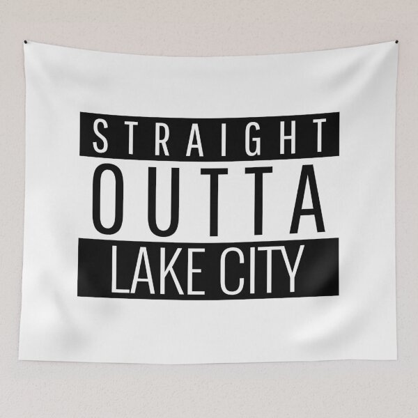Item preview, Straight Outta Lake City Florida  designed and sold by Teelogic.
