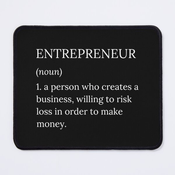 Item preview, Entrepreneur Definition. Entrepreneurship, Self Employed, Business Creator designed and sold by WholesumArt.