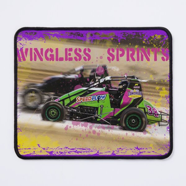 Item preview, Wingless Sprintcars ripping the dirt track designed and sold by shaynetwright.