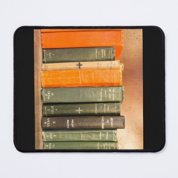 Item preview, Collection of historical books sitting on a dusty shelf. designed and sold by shaynetwright.