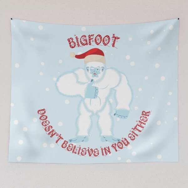 Item preview, Bigfoot Doesn't Believe In You Either Thumbs Up With Red Letters designed and sold by LuckyKermit.