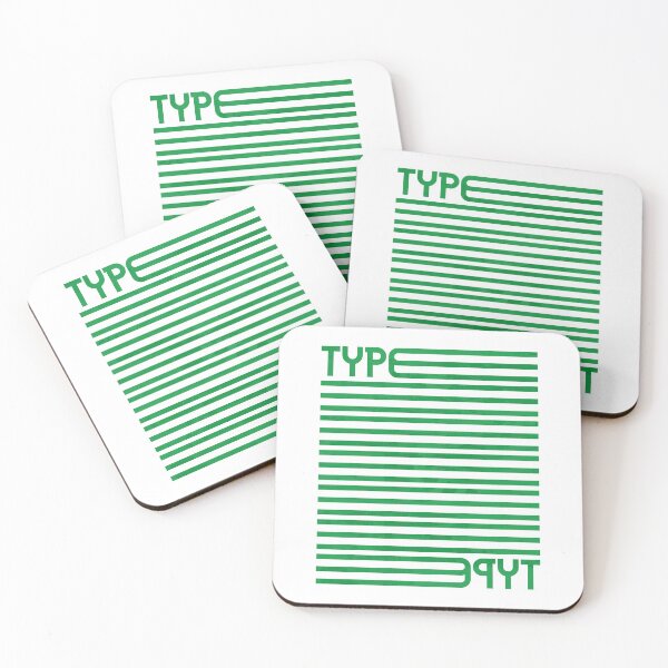 Item preview, Type Stripes (Green) designed and sold by John Uttley.