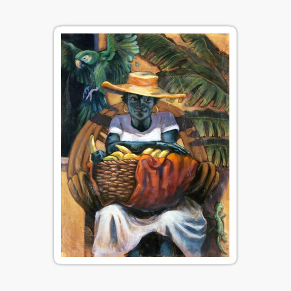 Les Bananes and La Femme Sticker