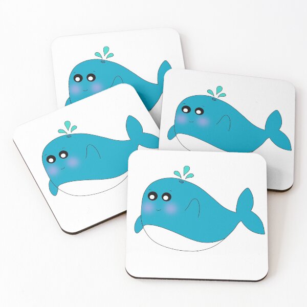 Item preview, Cute Blue Whale designed and sold by DeliliahDoodles.