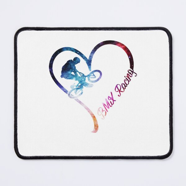 Item preview, Galaxy BMX Racing Heart designed and sold by PatrickRobbin.