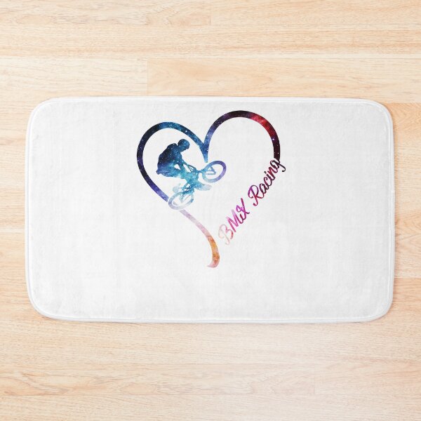 Item preview, Galaxy BMX Racing Heart designed and sold by PatrickRobbin.