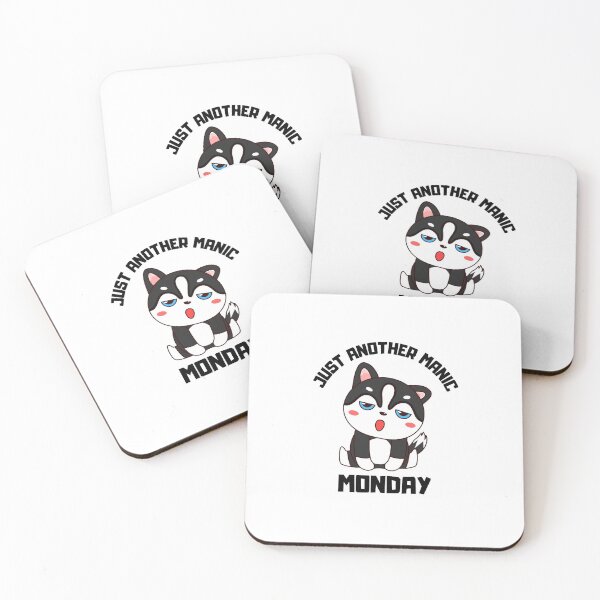 Item preview, Just Another Manic Monday | Husky Dog Quote Design designed and sold by D-Shirt-More.
