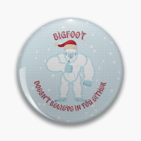 Item preview, Bigfoot Doesn't Believe In You Either Thumbs Up With Red Letters And Mosaic Tiles Filter designed and sold by LuckyKermit.