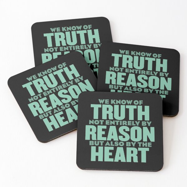 Item preview, We know of truth not entirely by reason but also by the heart. v.1 designed and sold by x1brett.