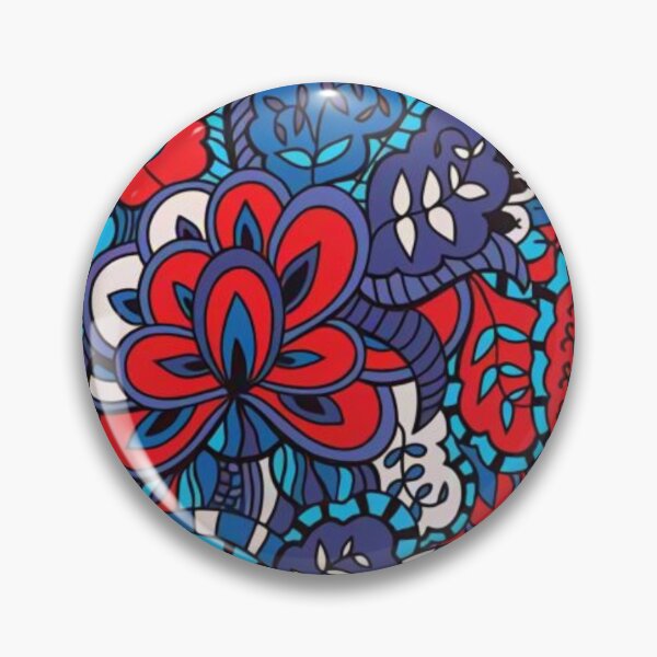 Item preview, Floral Psychedelic Pattern  designed and sold by TheSkullArmy.