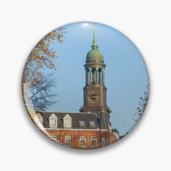 Artikelvorschau, Michel, Michaeliskirche, Abendlicht, Hamburg, Deutschland, Abend, Kirche, Herbst entworfen und verkauft von Torsten Krüger.