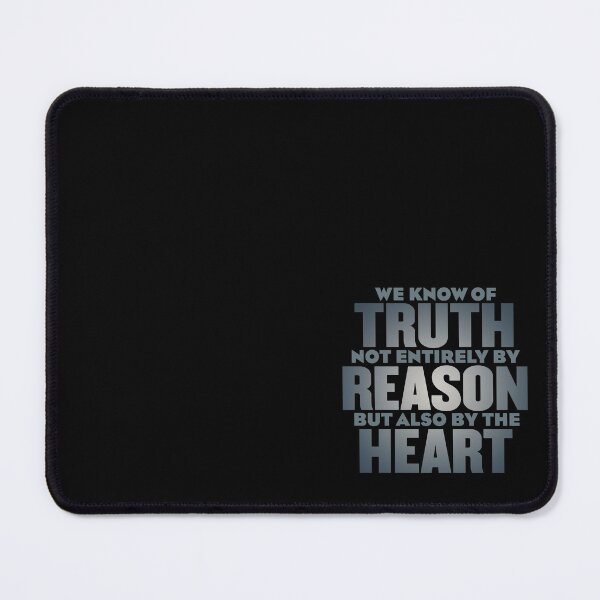 Item preview, We know of truth not entirely by reason but also by the heart. v.2 designed and sold by x1brett.