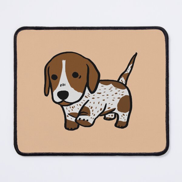 Item preview, Tippy Tappy Cute Dachshund Puppy Light Brown Piebald Brindle designed and sold by Reiyankhairina.