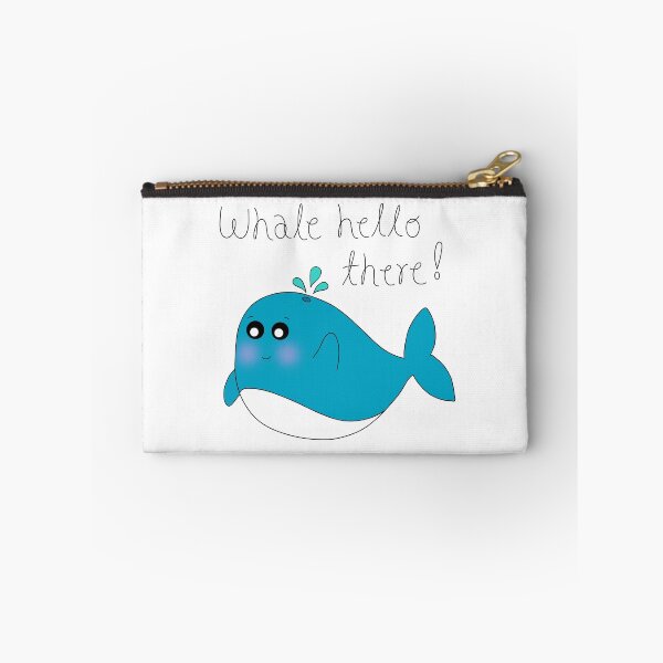 Item preview, Whale Hello There Blue Whale Design designed and sold by DeliliahDoodles.