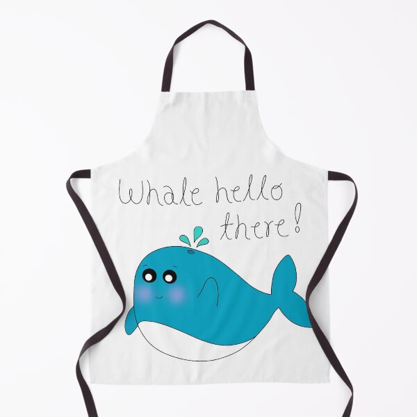 Item preview, Whale Hello There Blue Whale Design designed and sold by DeliliahDoodles.