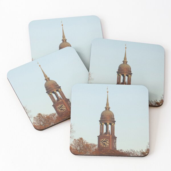 Item preview, Michel, Michaeliskirche, evening light, Hamburg, Germany, evening, church, autumn designed and sold by Torsten  Krüger.