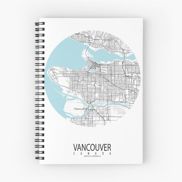 Item preview, Vancouver City Map of Canada - Circle designed and sold by deMAP.