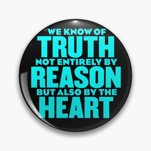 Item preview, We know of truth not entirely by reason but also by the heart. v.7 designed and sold by x1brett.