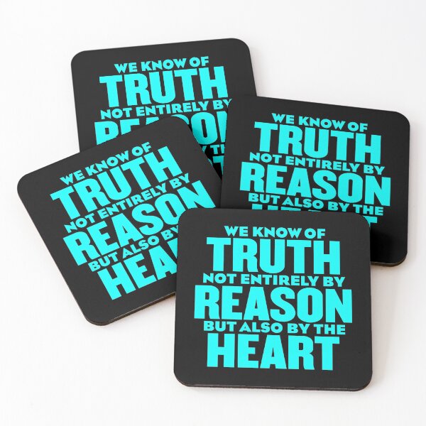 Item preview, We know of truth not entirely by reason but also by the heart. v.7 designed and sold by x1brett.