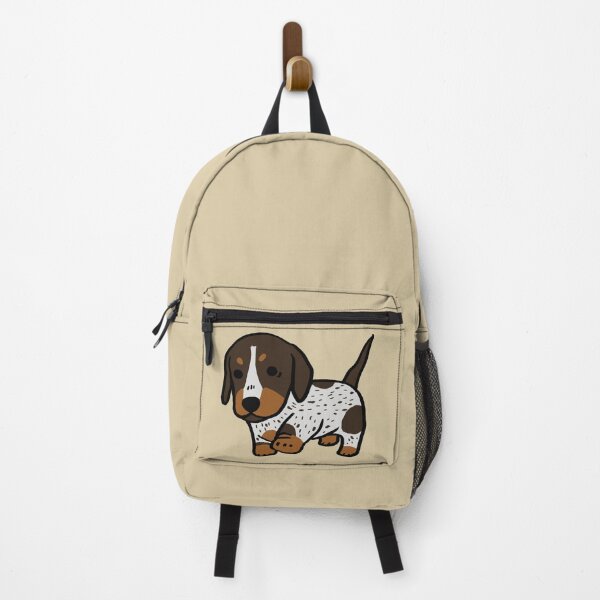 Item preview, Tippy Tappy Cute Dachshund Puppy Dark Brown Piebald Brindle designed and sold by Reiyankhairina.