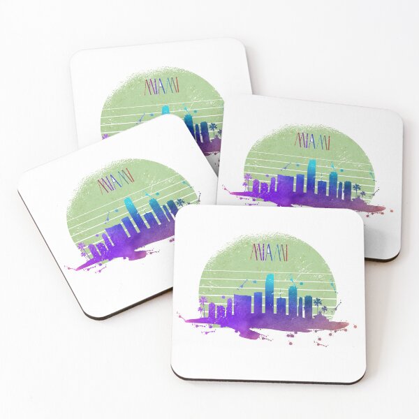 Item preview, Miami skyline designed and sold by Catasa06.