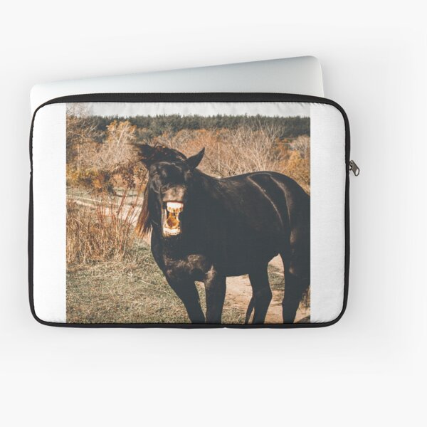 Aperçu de l'œuvre Cheval hennissant hilarant drôle | Sourire de cheval maladroit créée et vendue par ElanUlv.