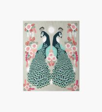 Peacocks by Andrea Lauren Art Board