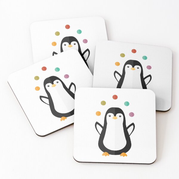 Item preview, Juggling penguin on white designed and sold by reneesillus.