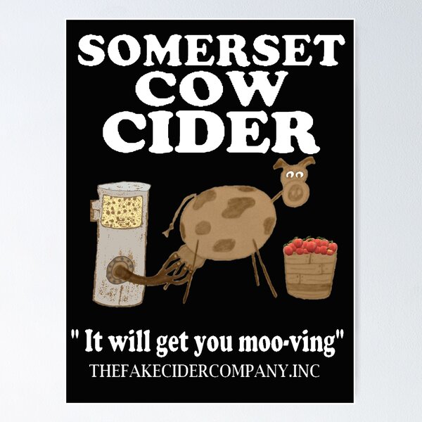 Aperçu de l'œuvre CIDRE DE VACHE SOMERSET THEFAKECIDERCOMPANY.INC créée et vendue par onemoormove.