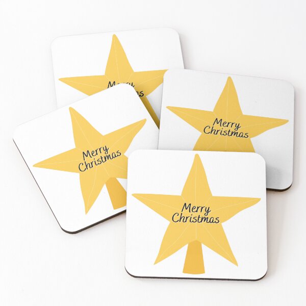 Item preview, merry christmas tree topper designed and sold by road-to-faith.