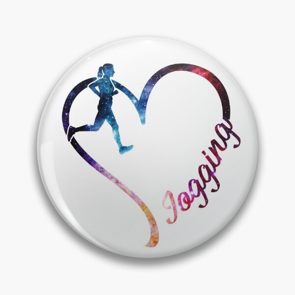 Item preview, Galaxy Jogging heart designed and sold by PatrickRobbin.