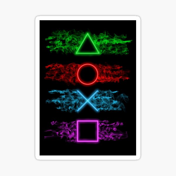 "Controller Buttons Poster" Sticker For Sale By My-Digital-Mind | Redbubble